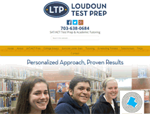 Tablet Screenshot of loudountestprep.com
